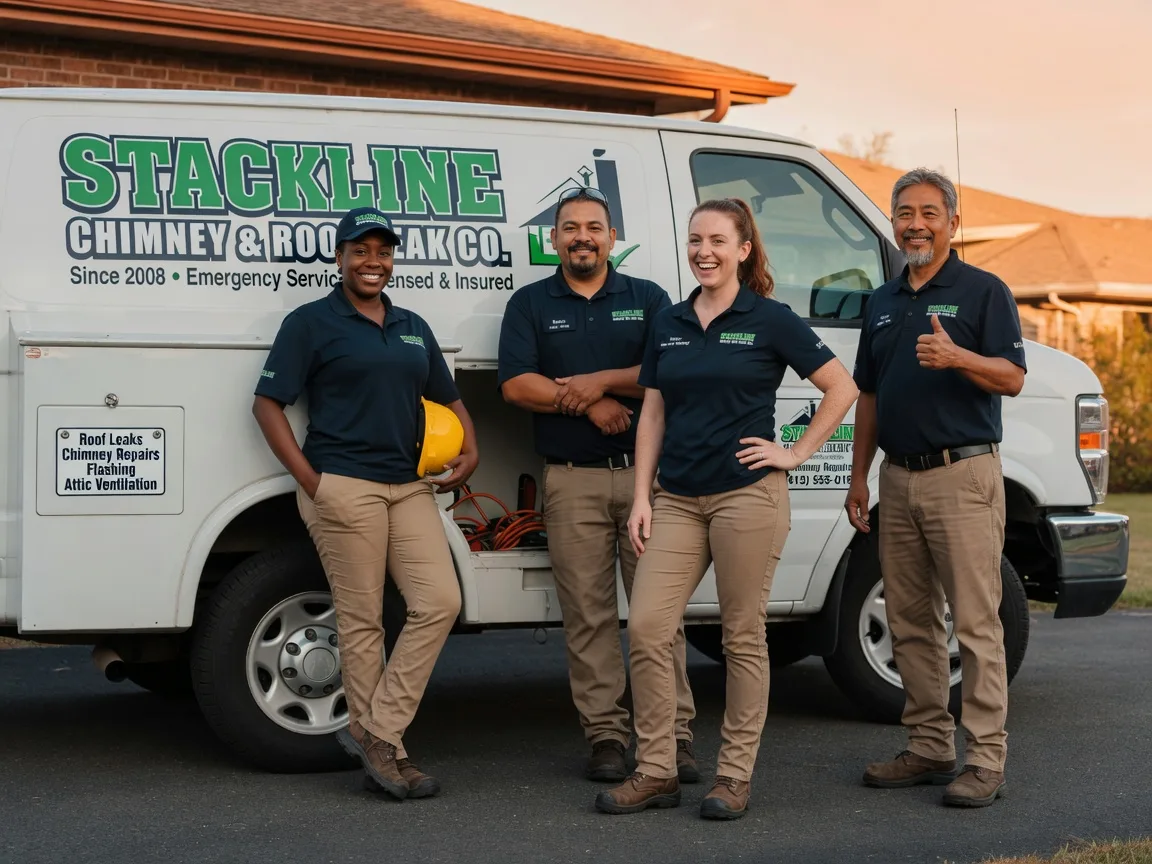 Chimney flashing repair company in Arlington, TX